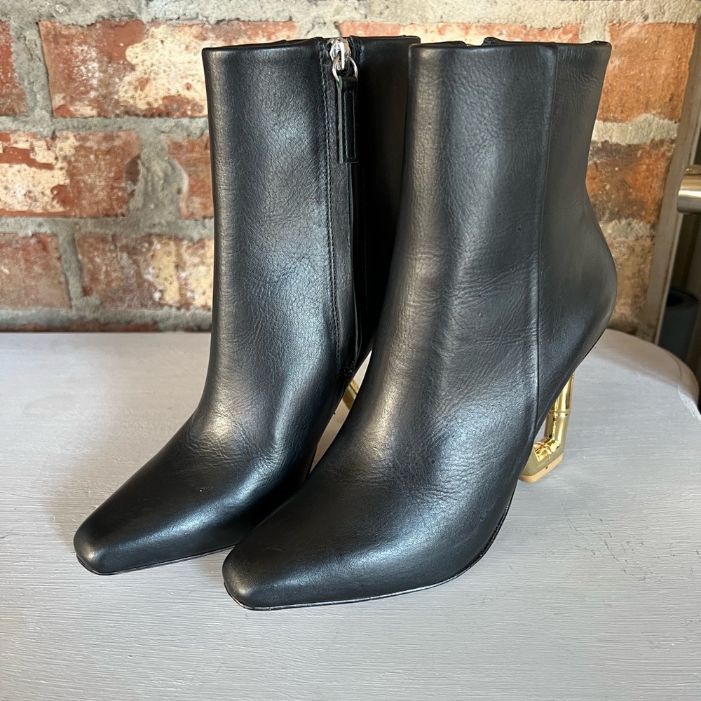 ✨Cult Gaia (NWT) Valeska Leather ankle booties Size 5✨ - Picture 5 of 6